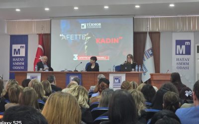 Hatay’da “Afette Kadın Olmak” Konulu Panele Katıldık.